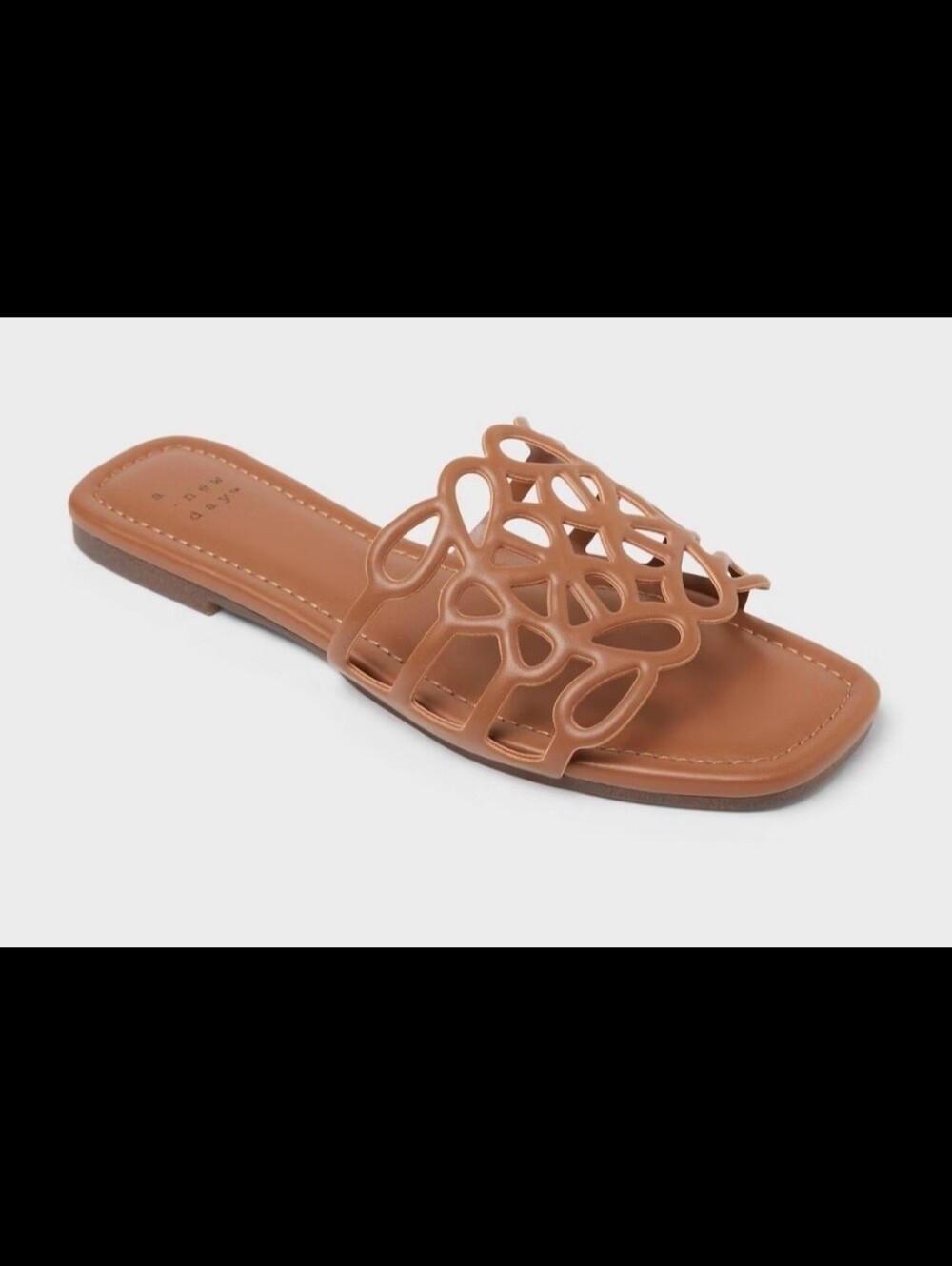 A New Day Fiona Slide Sandals - Beige Size 6.5